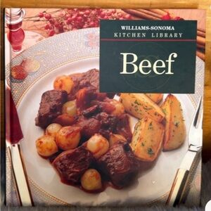 Williams-Sonoma Kitchen Library Beef Cookbook - Green and Cream Cover